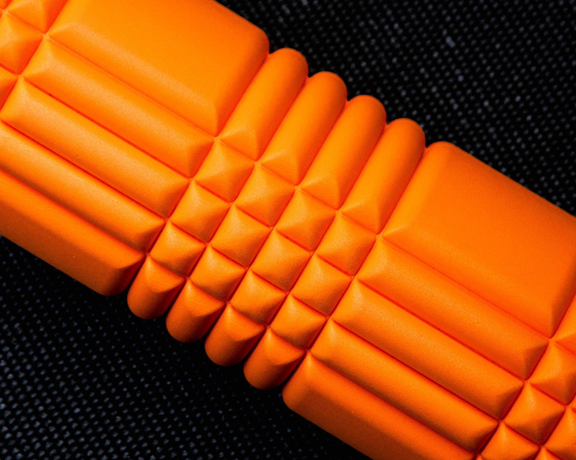 orange foam roller