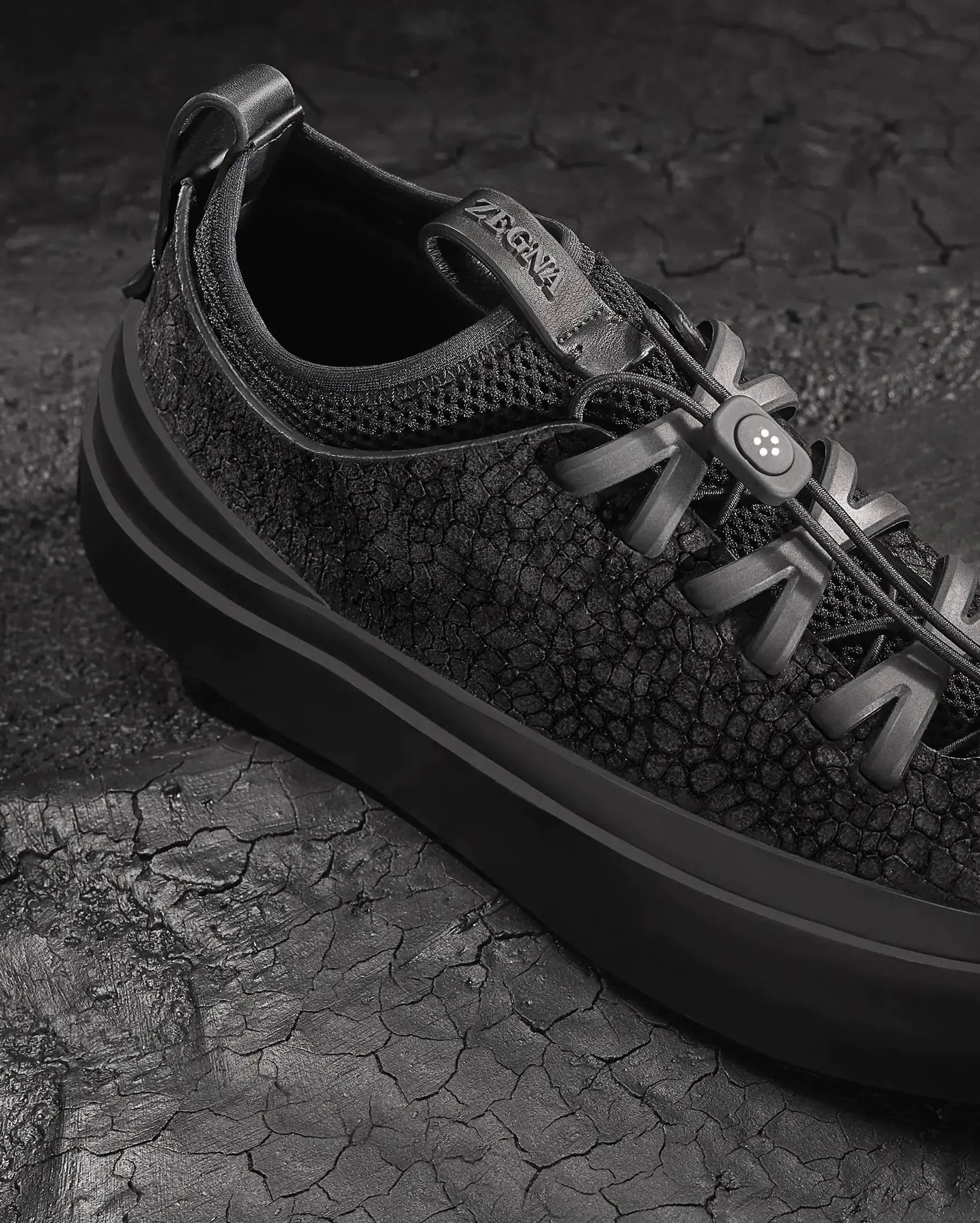 zegna vicuna color suede triple stitch™ mrbailey® sneakers