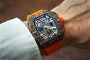 richard mille watch on a mans wrist