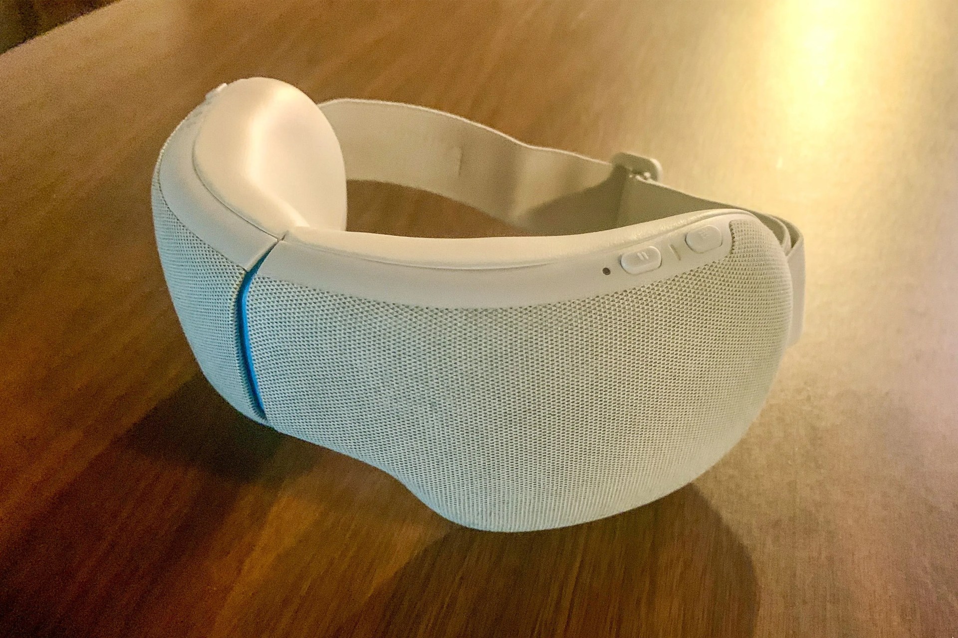 therabody smart goggles on a table