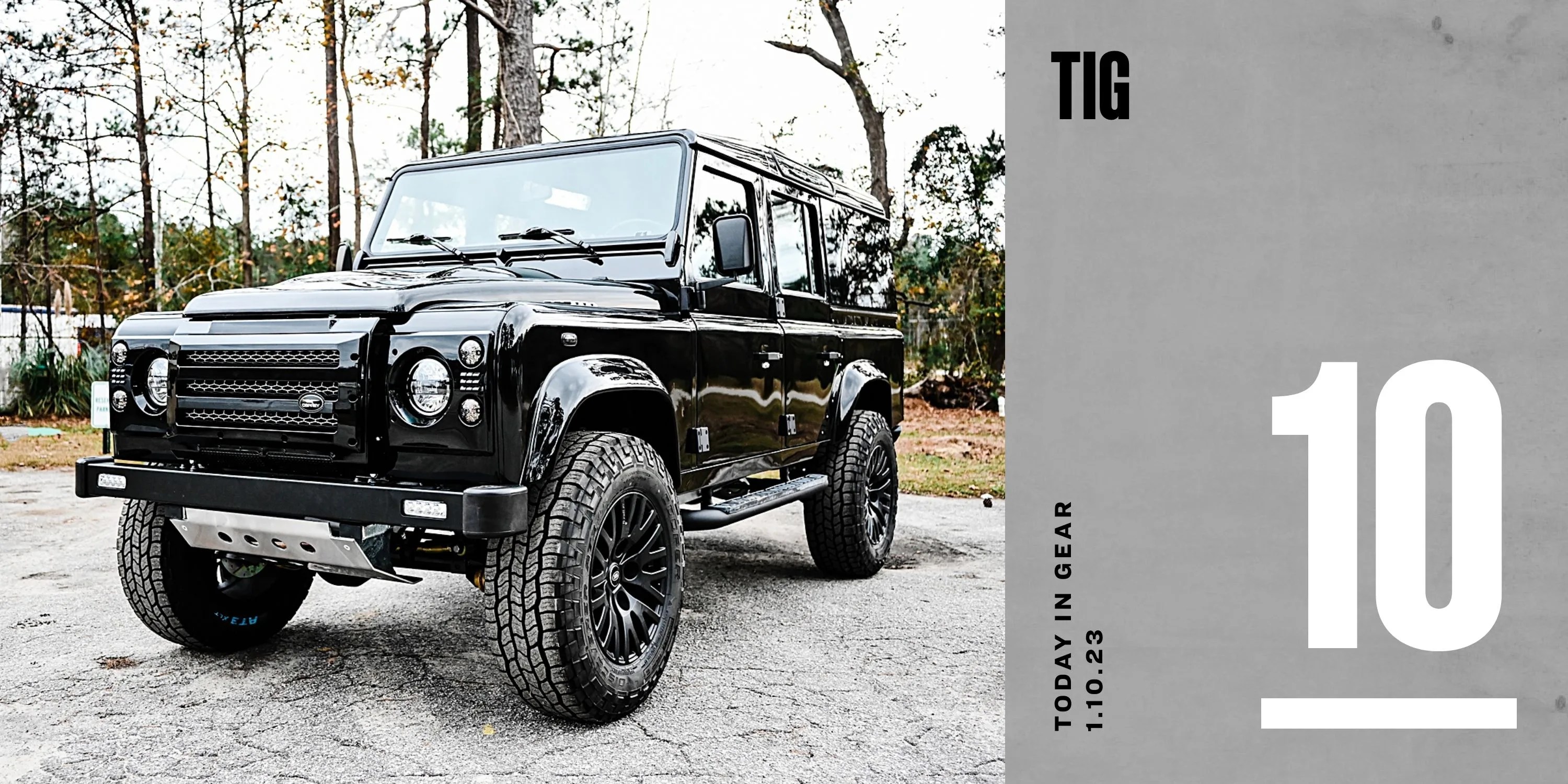 today in gear january 10 2023 osprey custom cars santorini black 5 door station wagon