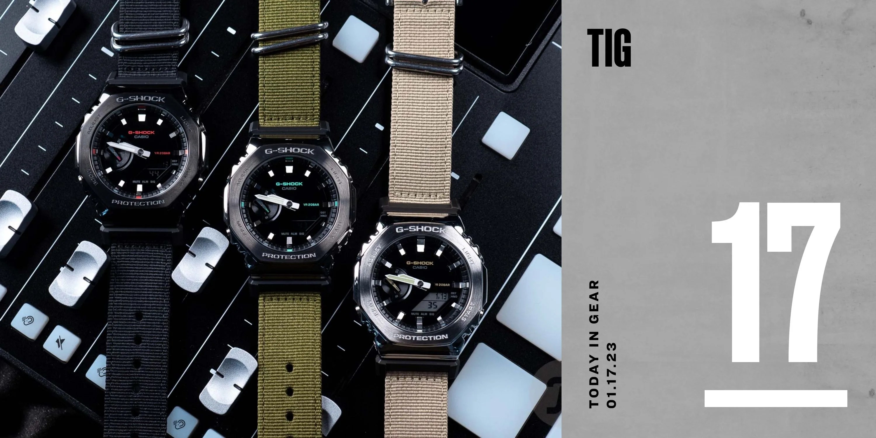 today in gear january 17 2023 g shock casioak watches
