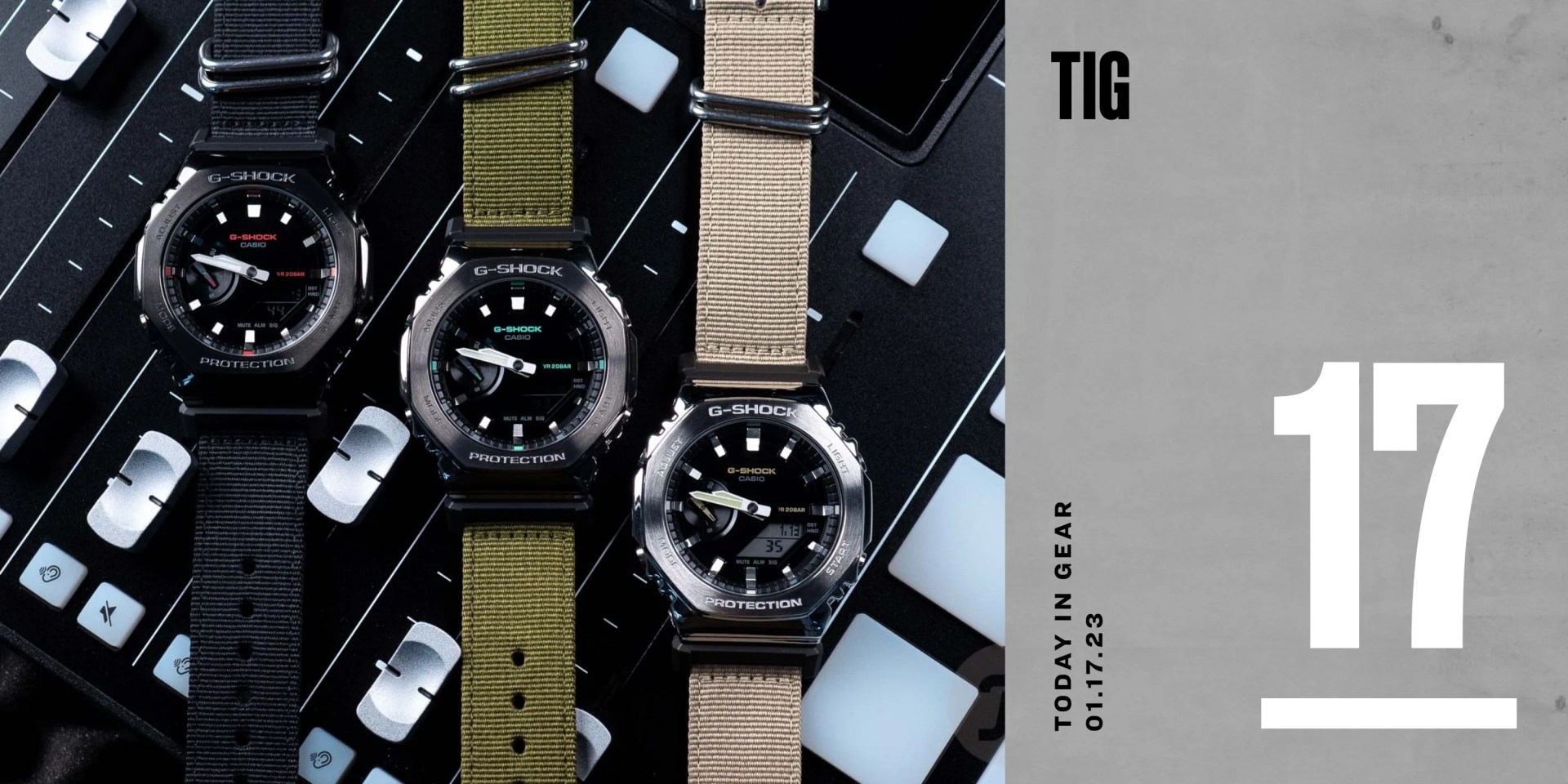 today in gear january 17 2023 g shock casioak watches