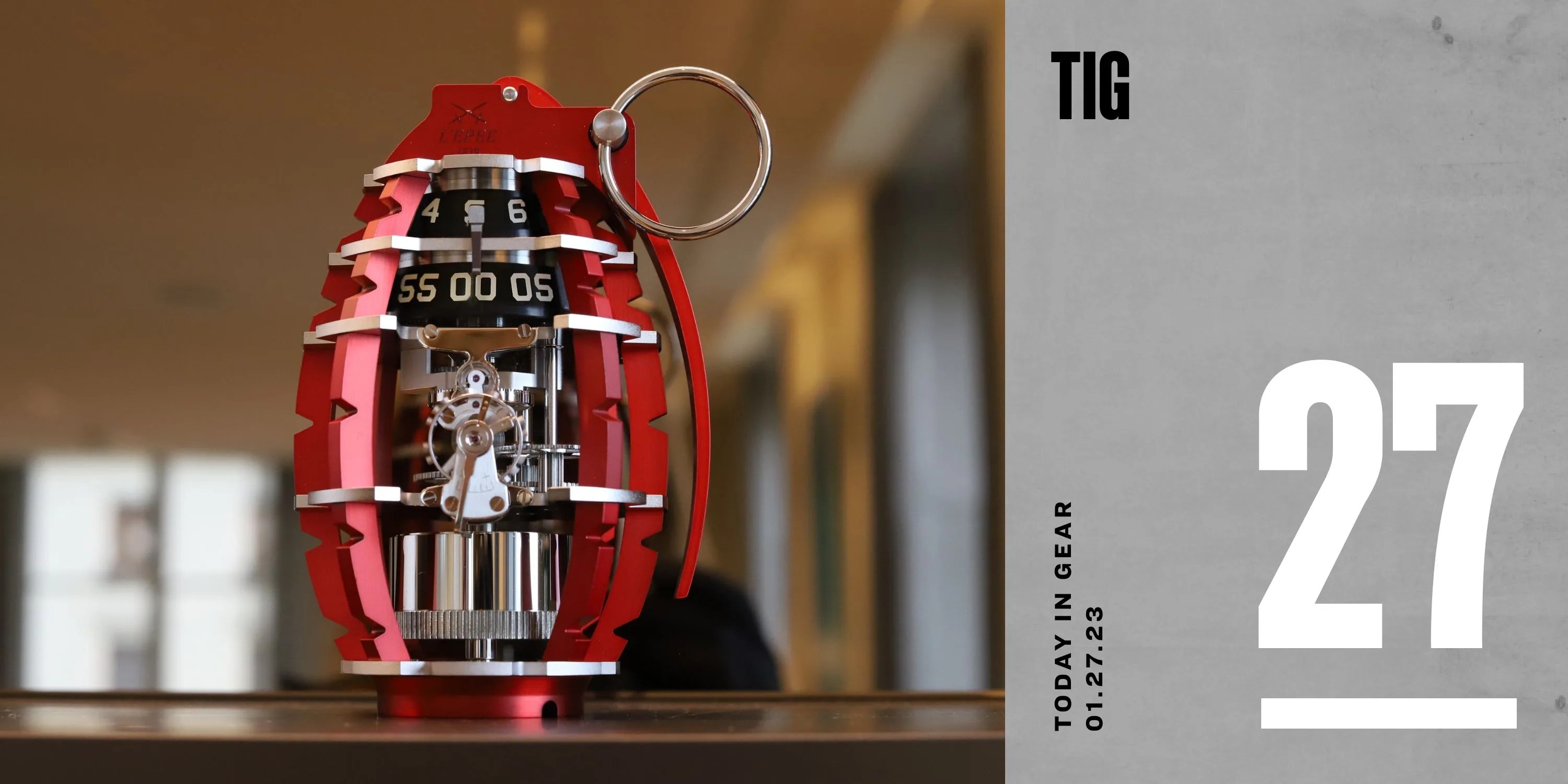 today in gear january 27 2023 roundup l'epee grenade clock