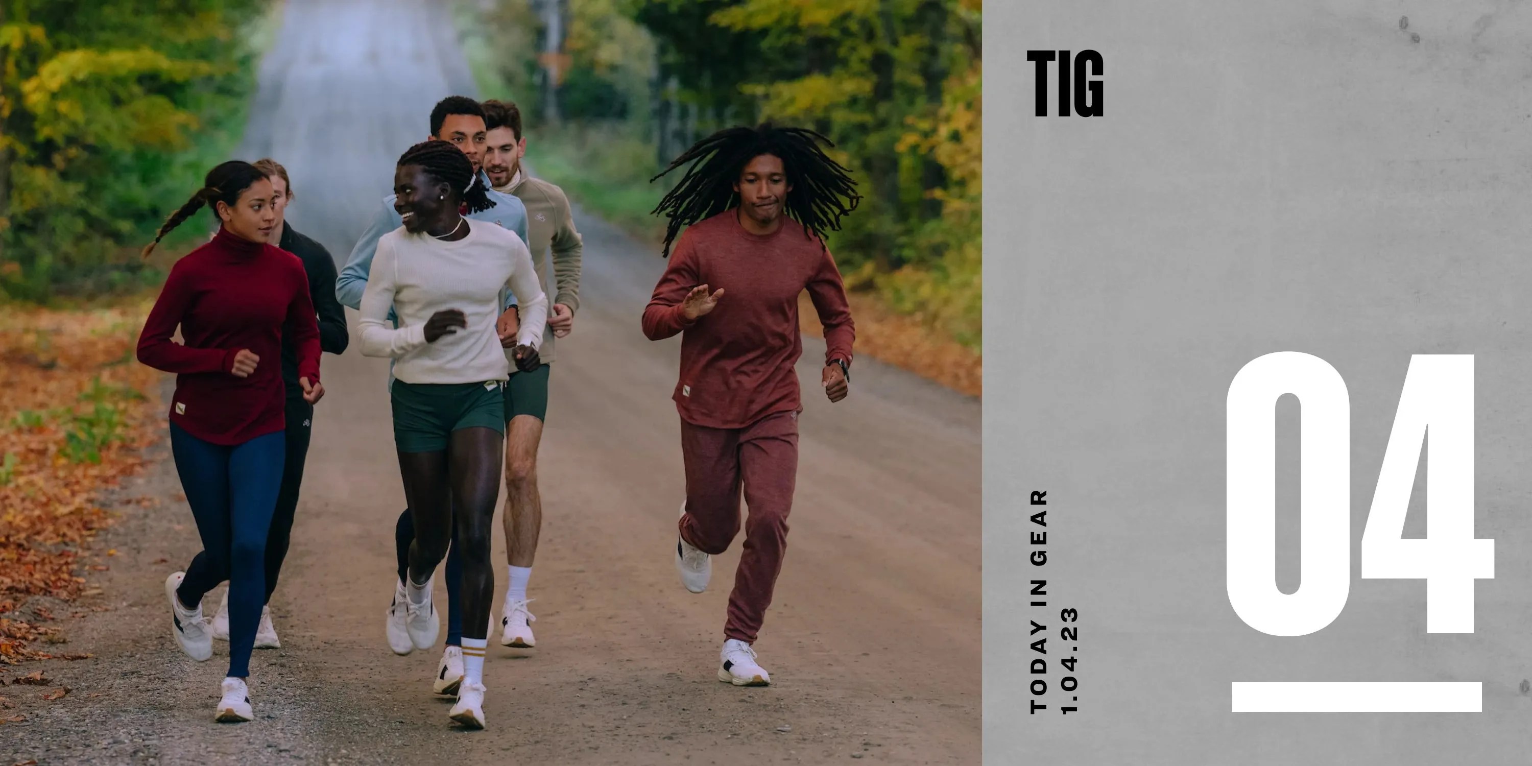 today in gear january 4 2022 people wearing tracksmith eliot runner sneaker while jogging
