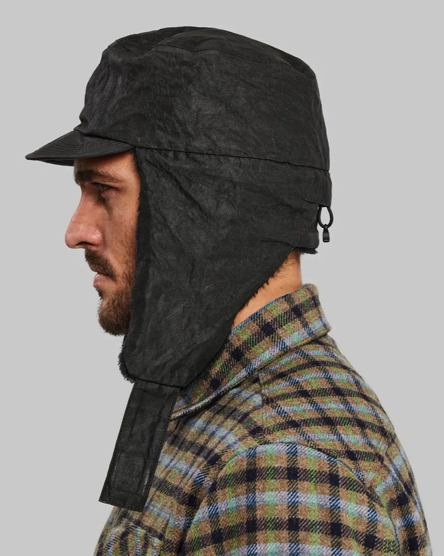 man wearing vollebak indestructible hat