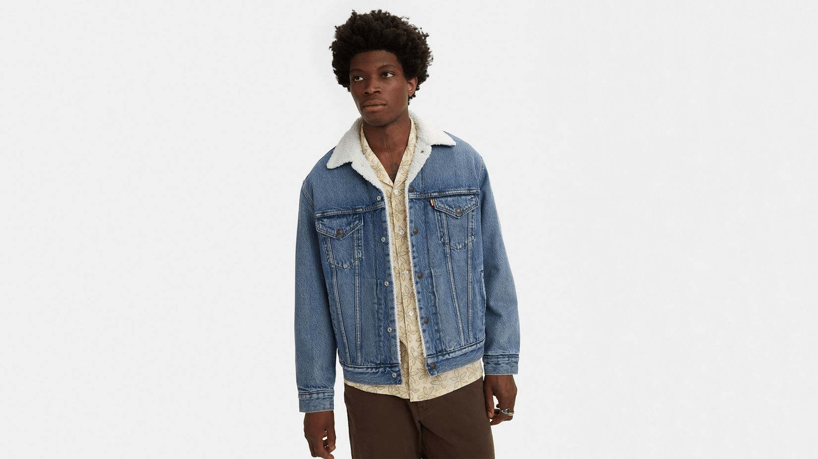 levi's vintage relaxed fit sherpa trucker jacket