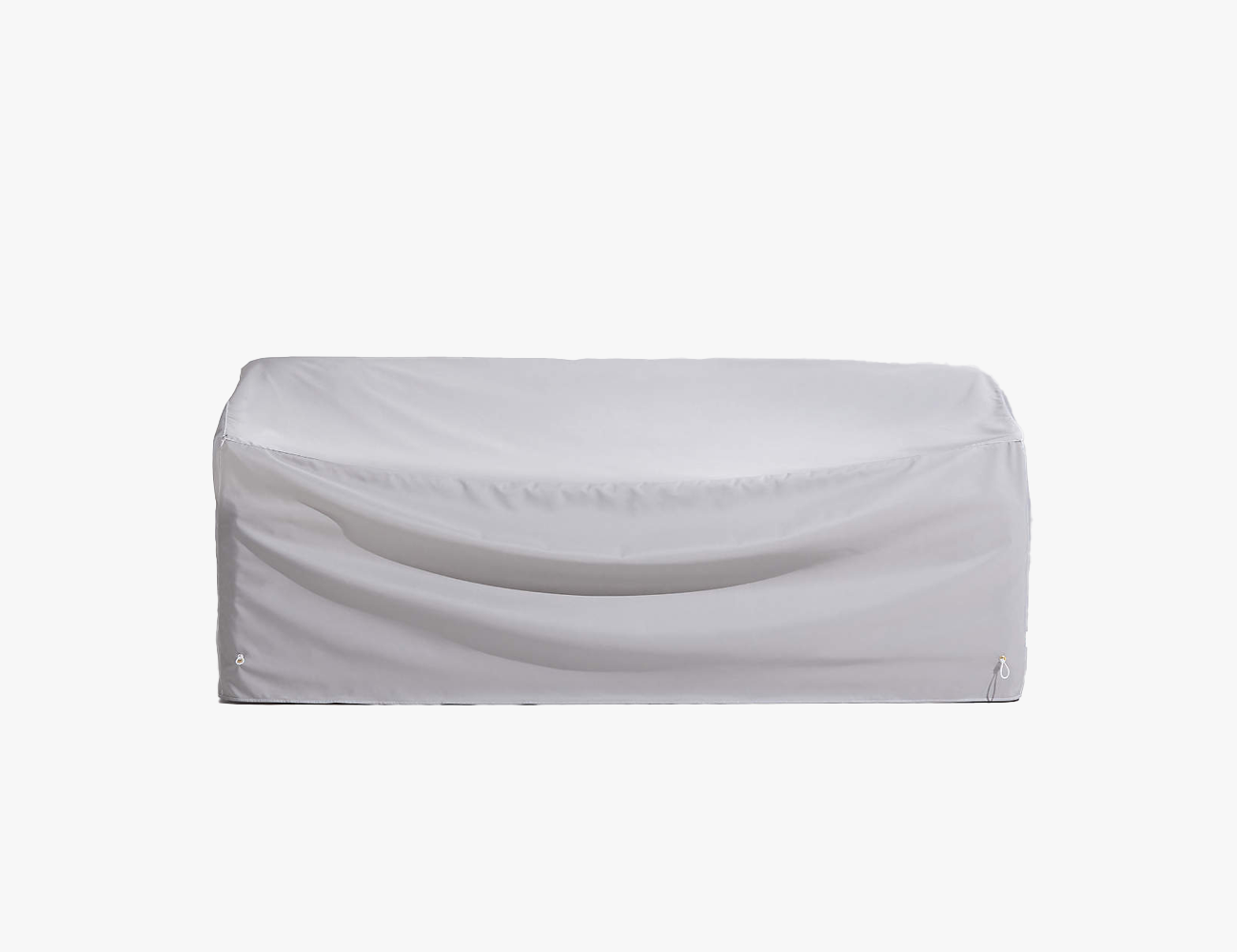 a grey patio furniture cover