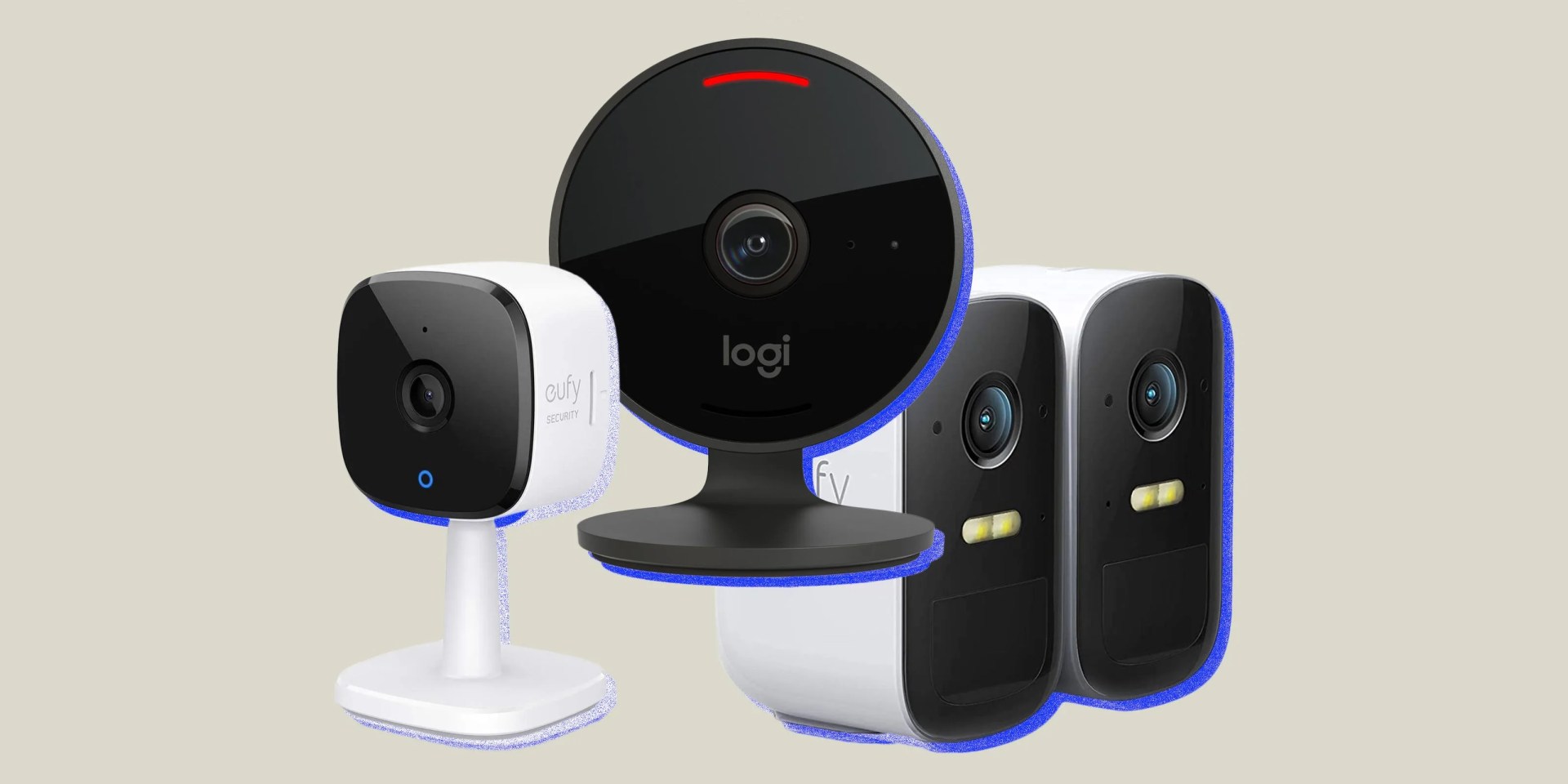 collage of homekit cameras