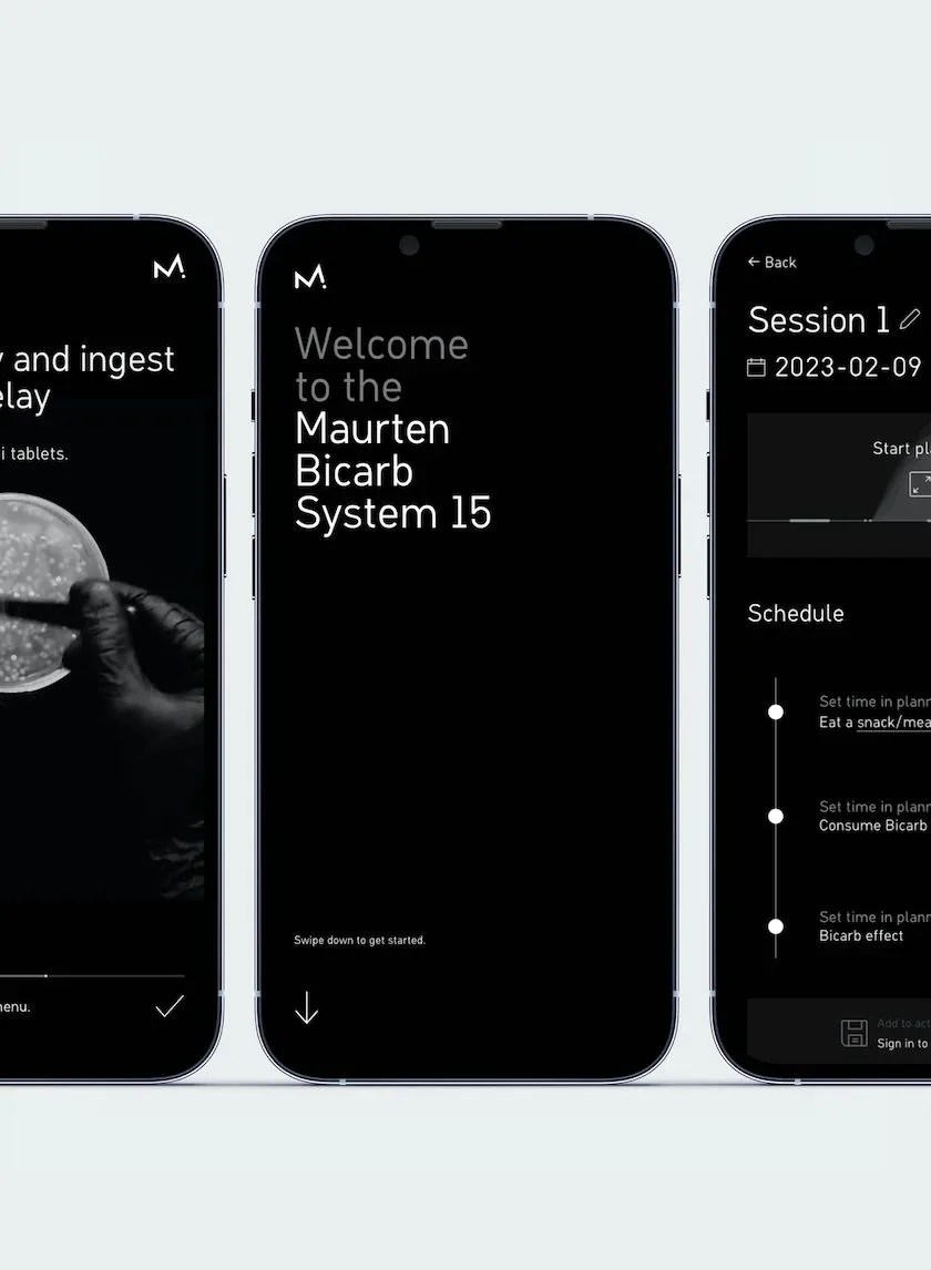 maurten bicarb system app