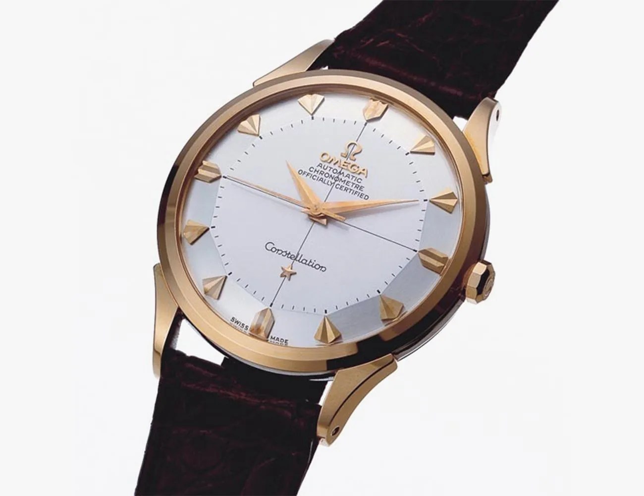 omega constellation pie pan watch