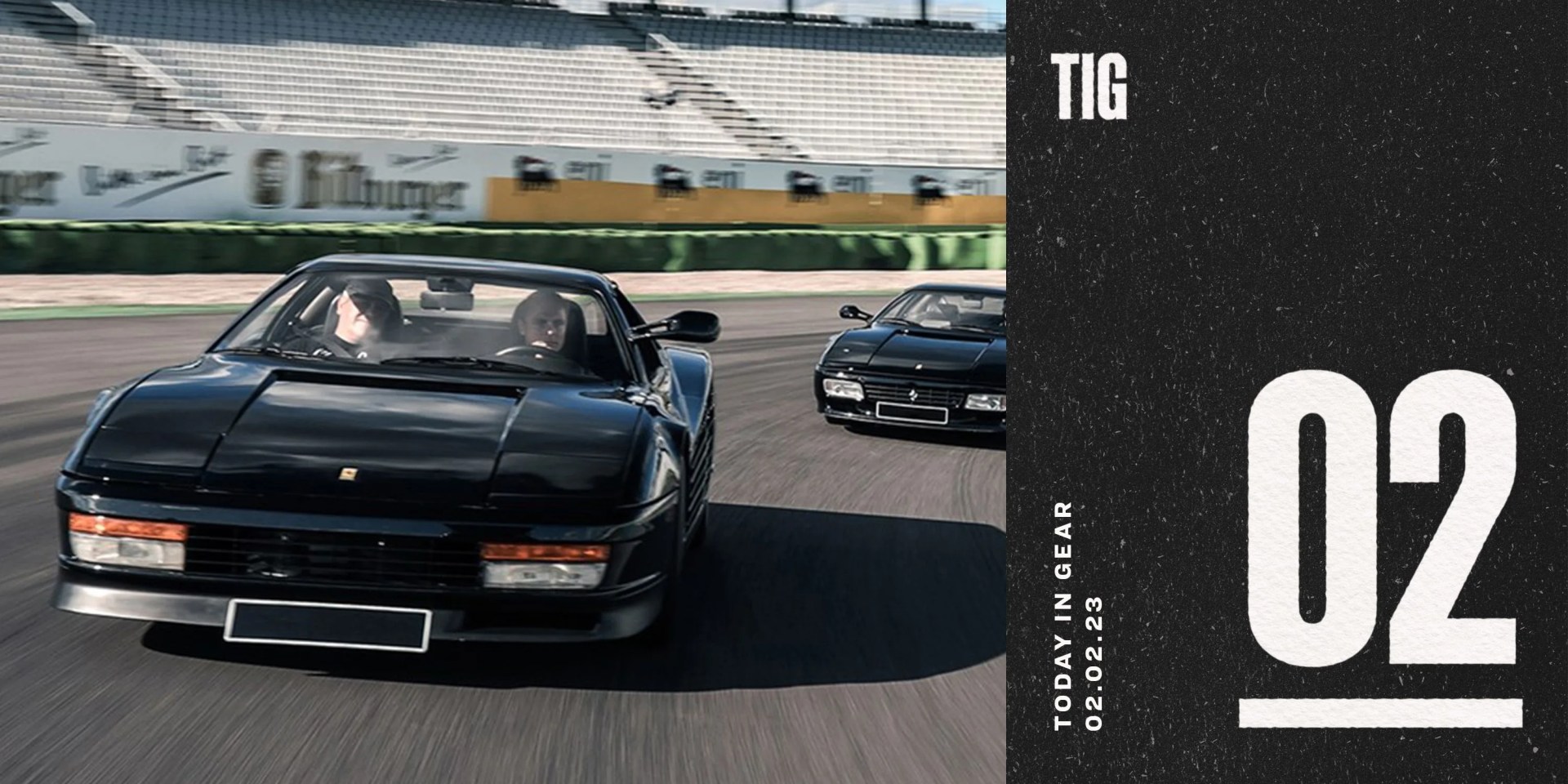 today in gear february 2 2023 ferraris driving on a race track