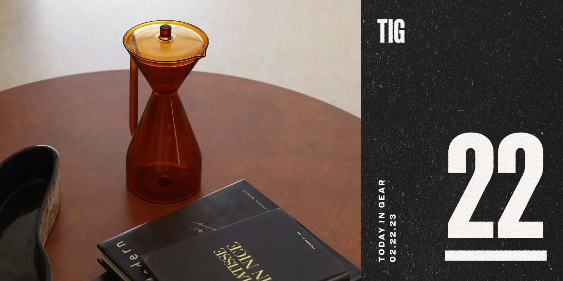 today in gear february 22 2023 yield pour over carafe in amber