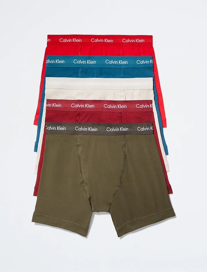 Calvin Klein Cotton Stretch Holiday 5-Pack Boxer Brief