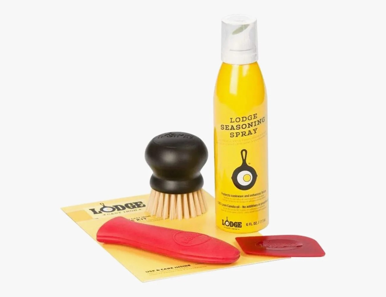 Lodge Seasoned Cast-Iron Care Kit