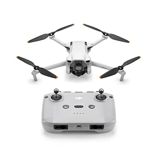 DJI Mini 3 - Lightweight and Foldable Mini Camera Drone with 4K HDR Video, 38-min Flight Time, True Vertical Shooting, and Intelligent Features