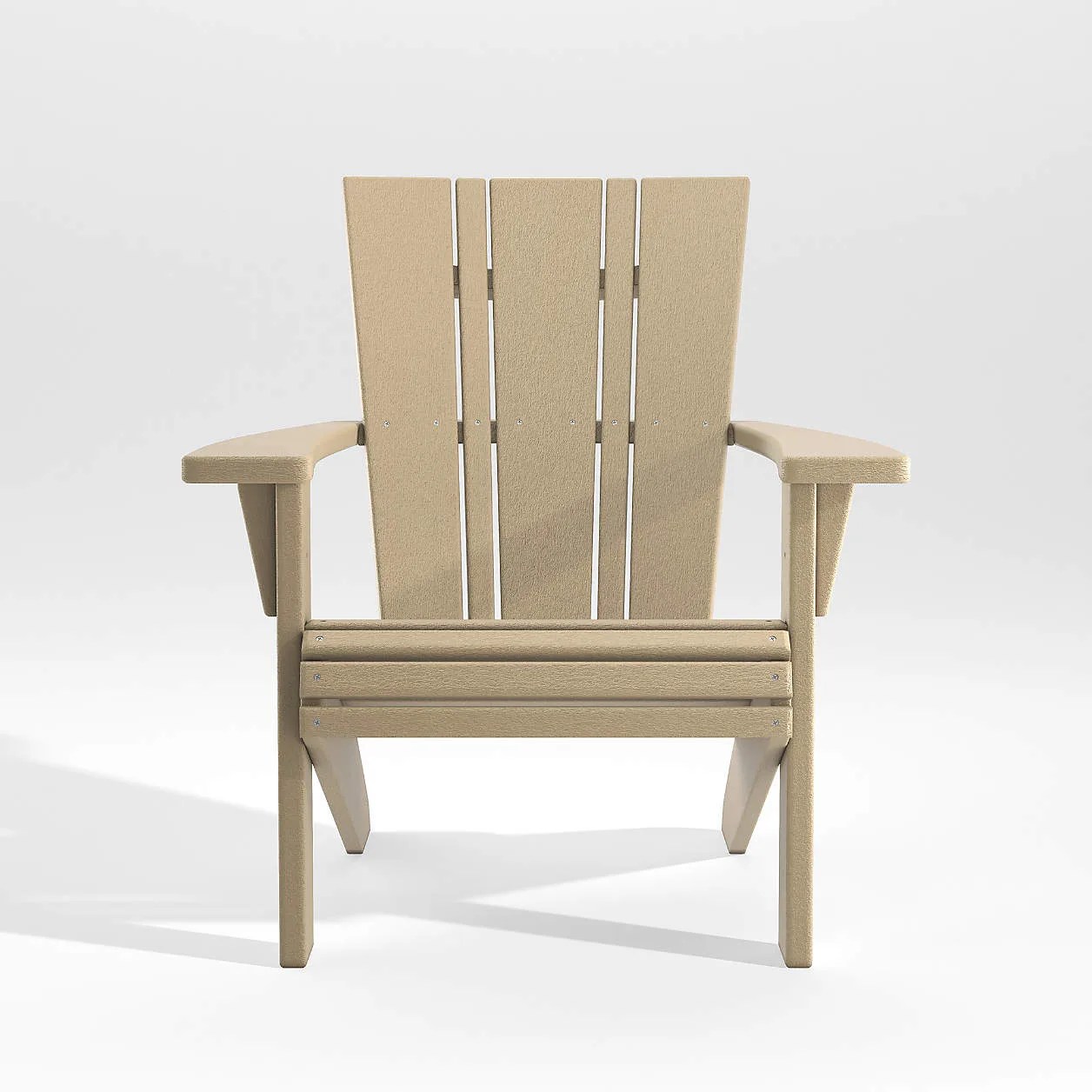 Vista II Sand Outdoor Adirondack Chair by POLYWOOD®