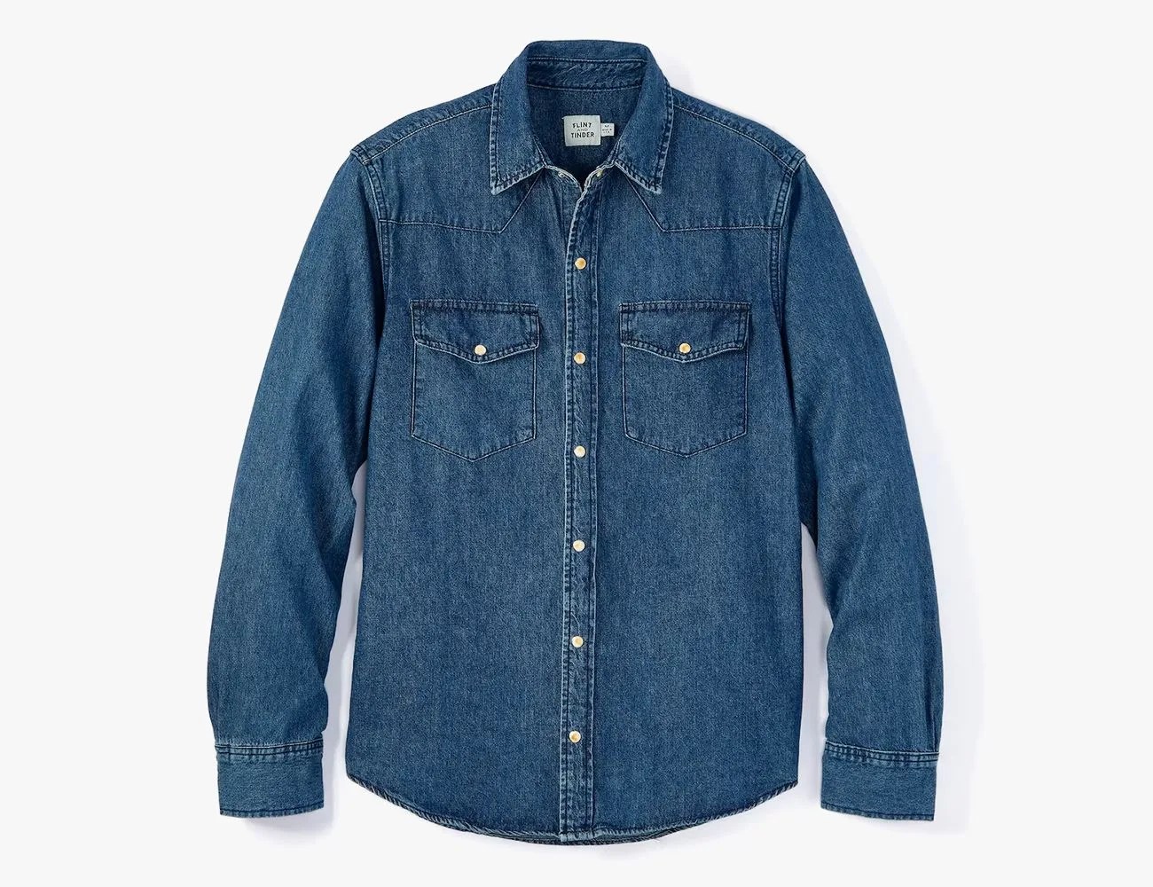 Bone Button Western Shirt