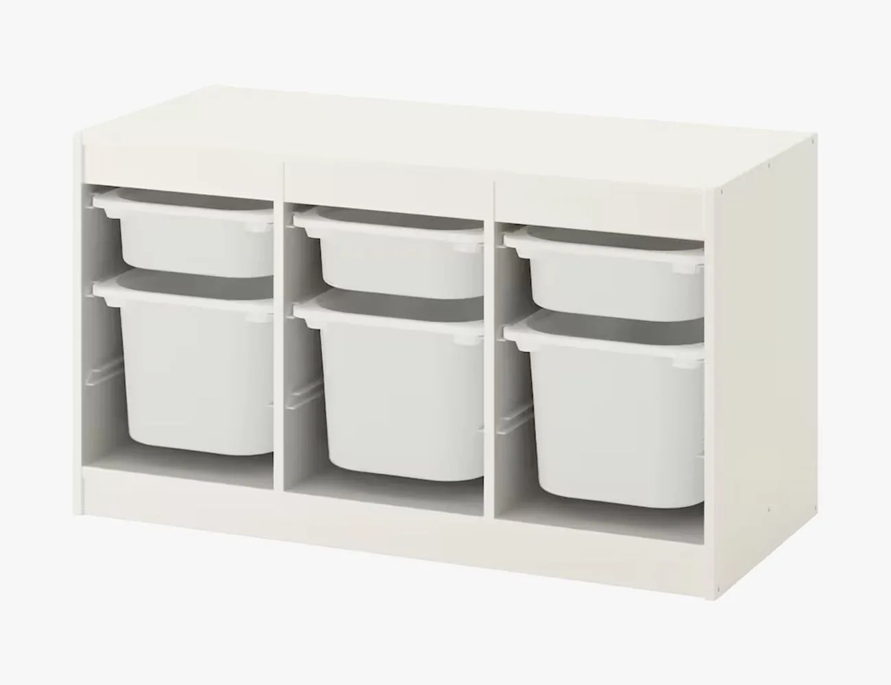 ikea trofast storage combination with boxes