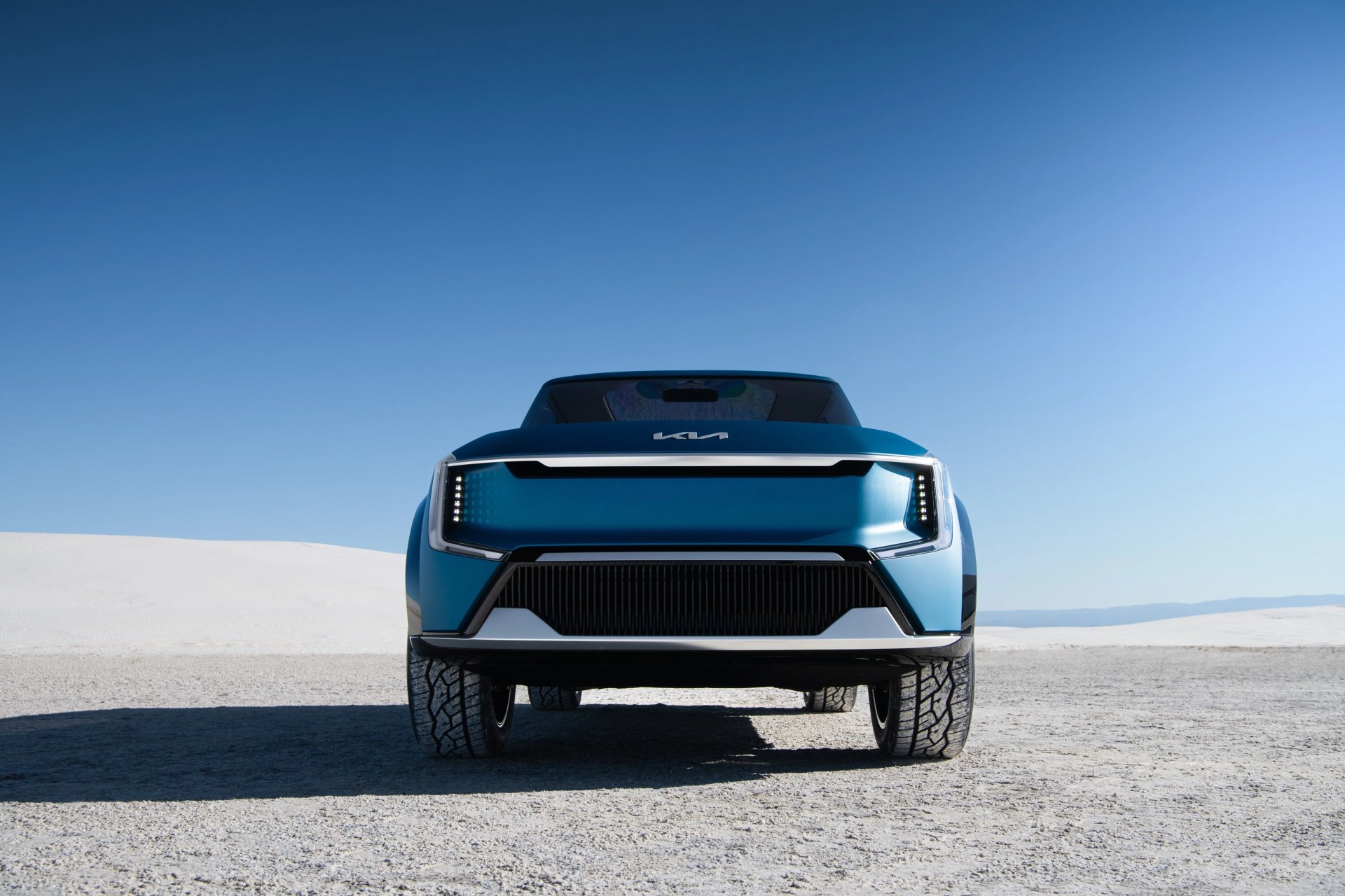 kia concept ev9 grille