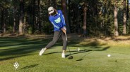 man playing golf