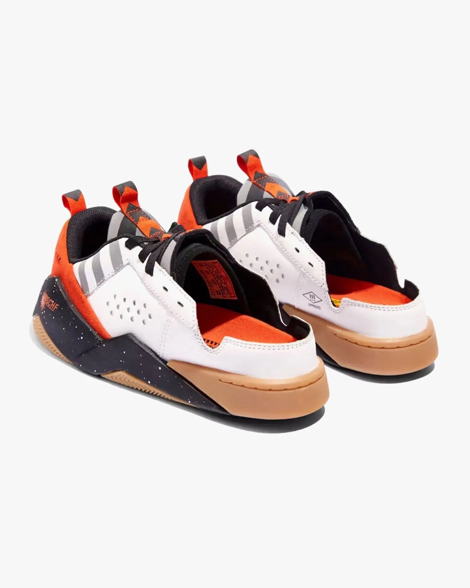 a pair of mschf shoes