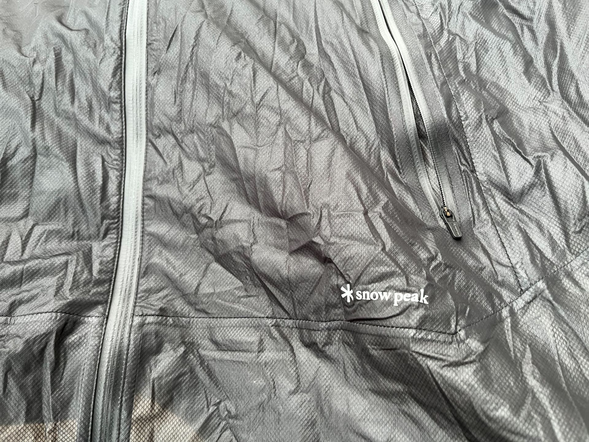 snow peak light packable rain jacket