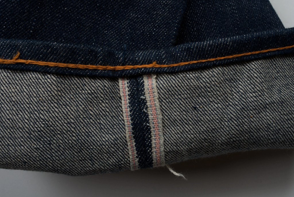 lot 701 lady levi's pink selvedge dead stock circa 1947
