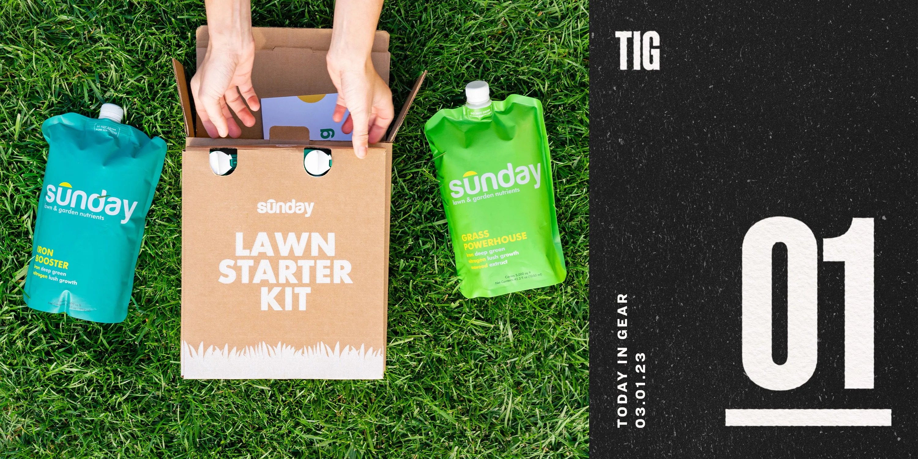 today in gear march 1 2023 sunday lawn care starter kit