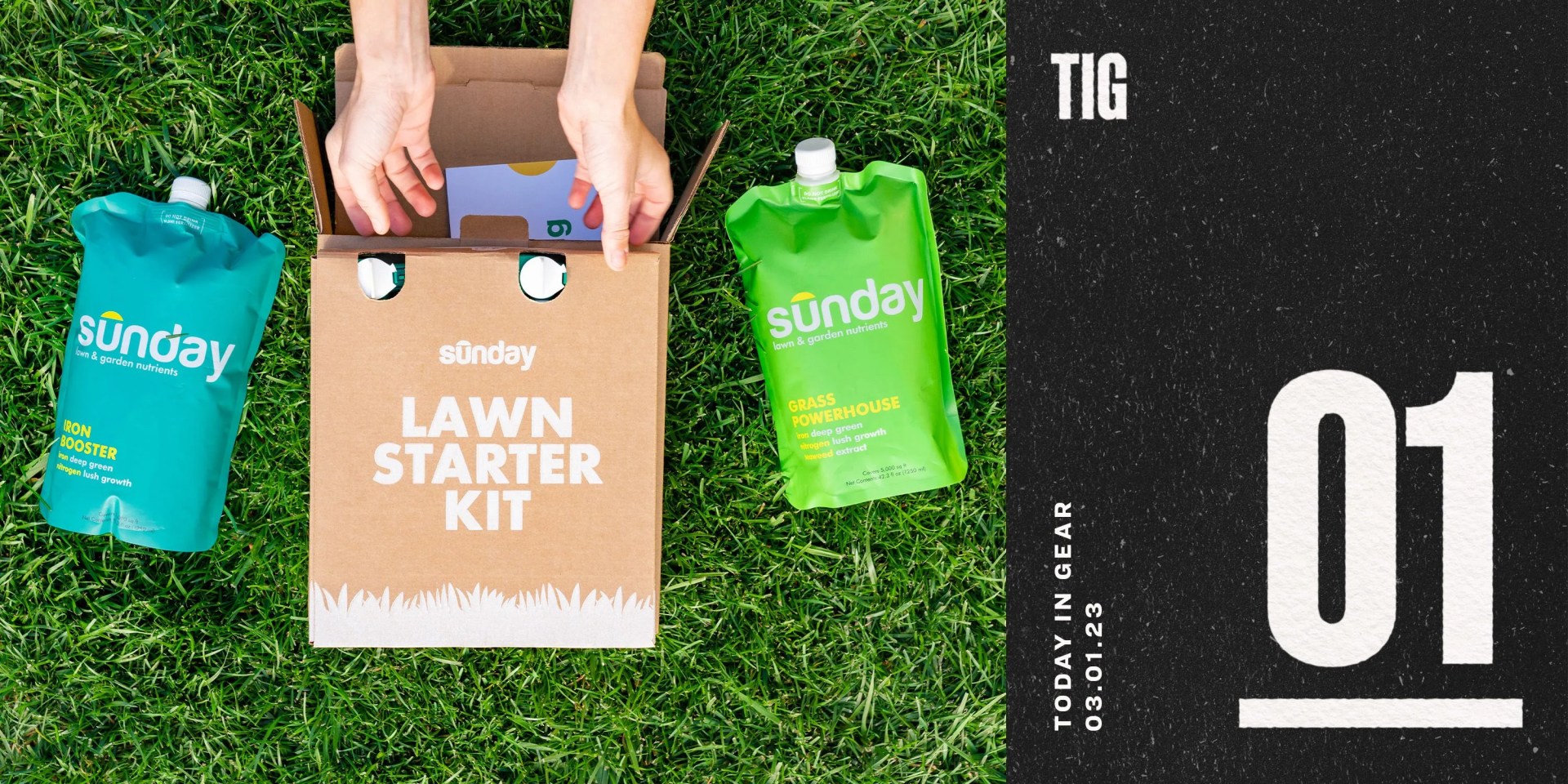 today in gear march 1 2023 sunday lawn care starter kit