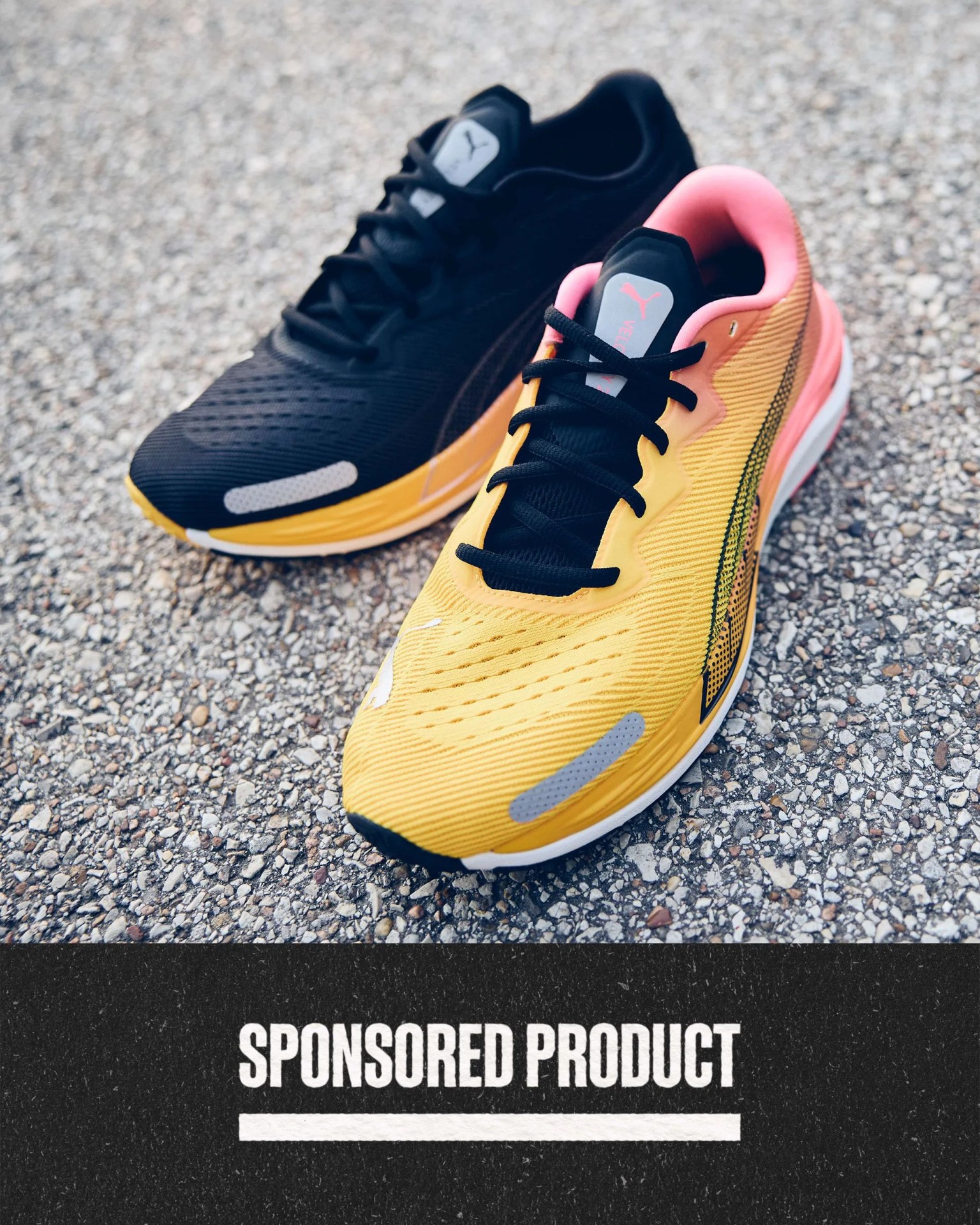 sponsored product academy and sports sneakers