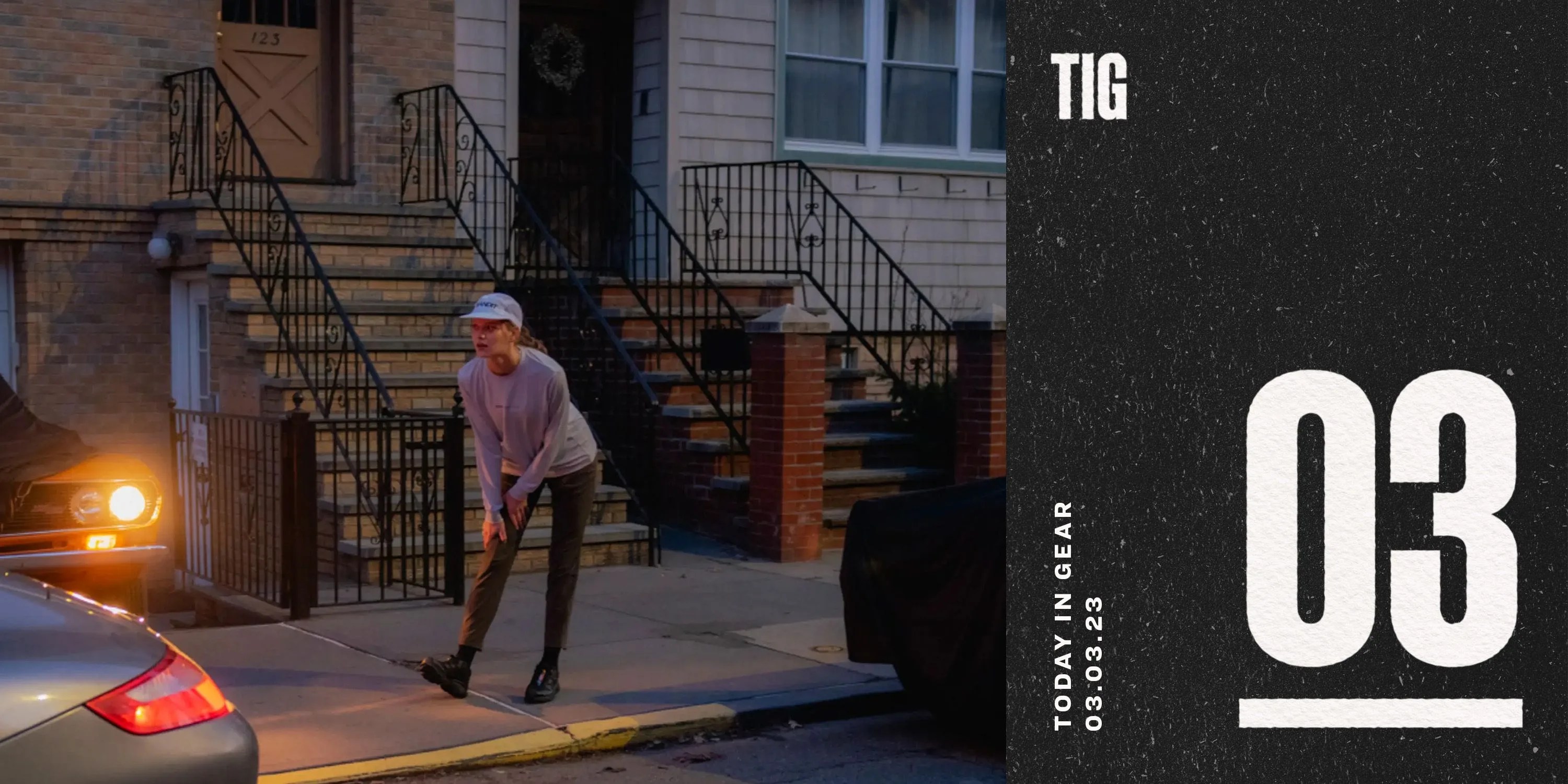 today in gear march 3 2023 woman taking a break from running wearing bandit spring 2023 gear