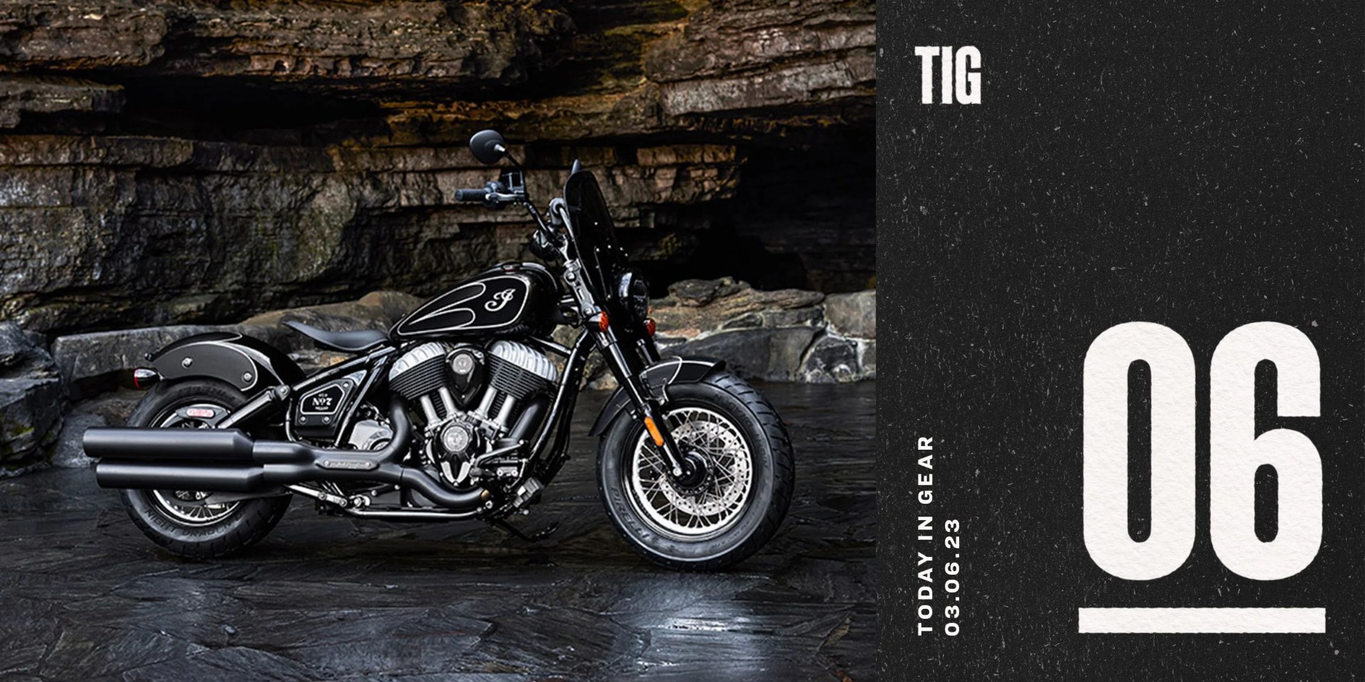 today in gear march 6 2023 jack daniel's® limited edition 2023 indian chief bobber dark horse