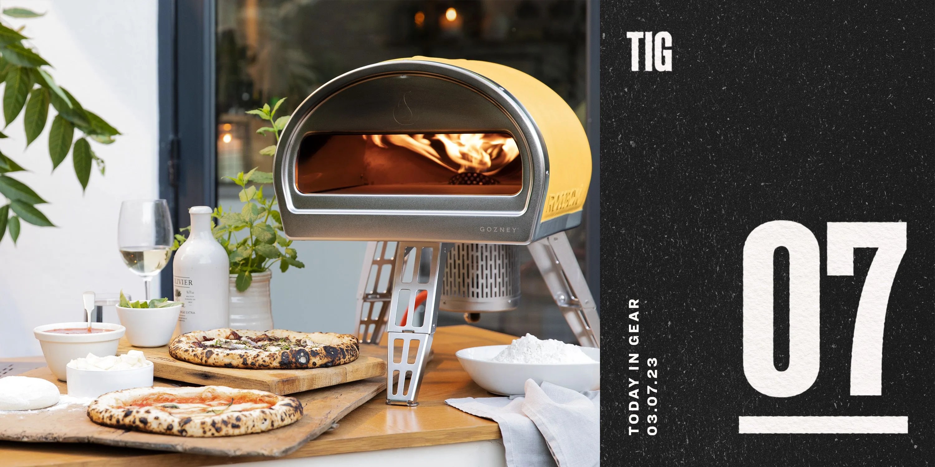 today in gear march 7 2023 gozney yellow pizza oven