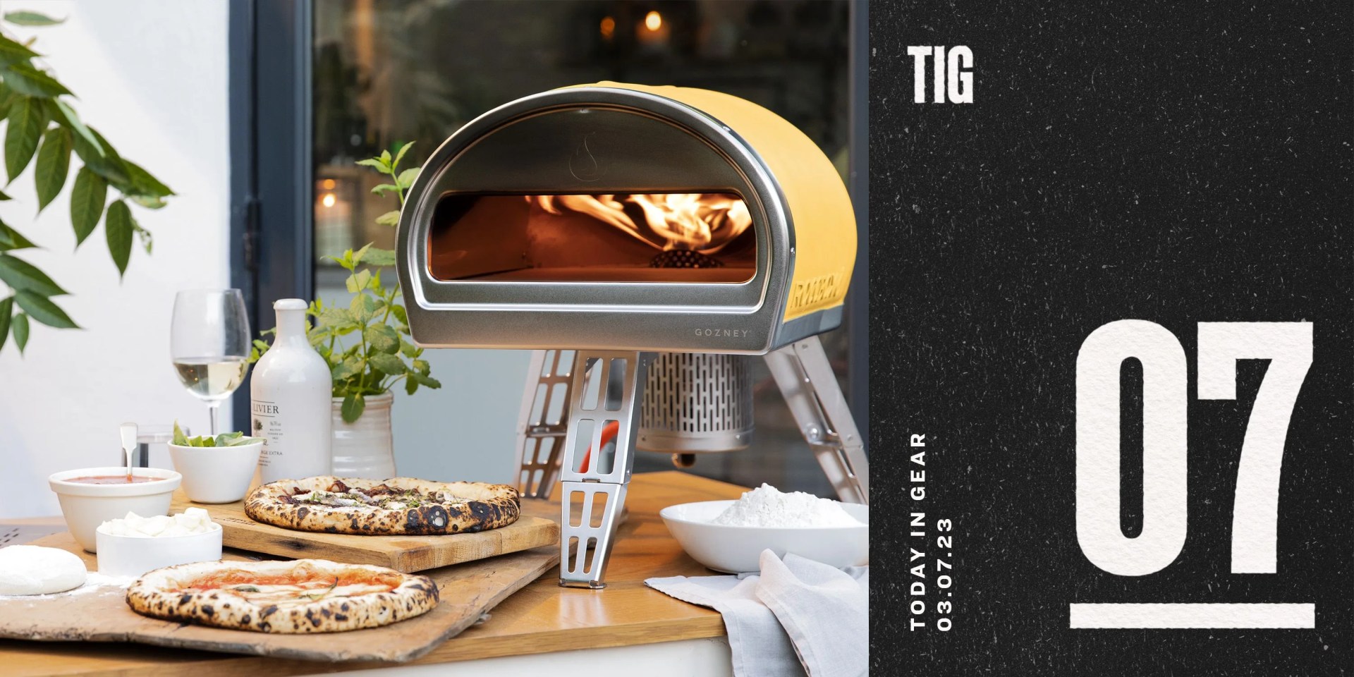 today in gear march 7 2023 gozney yellow pizza oven