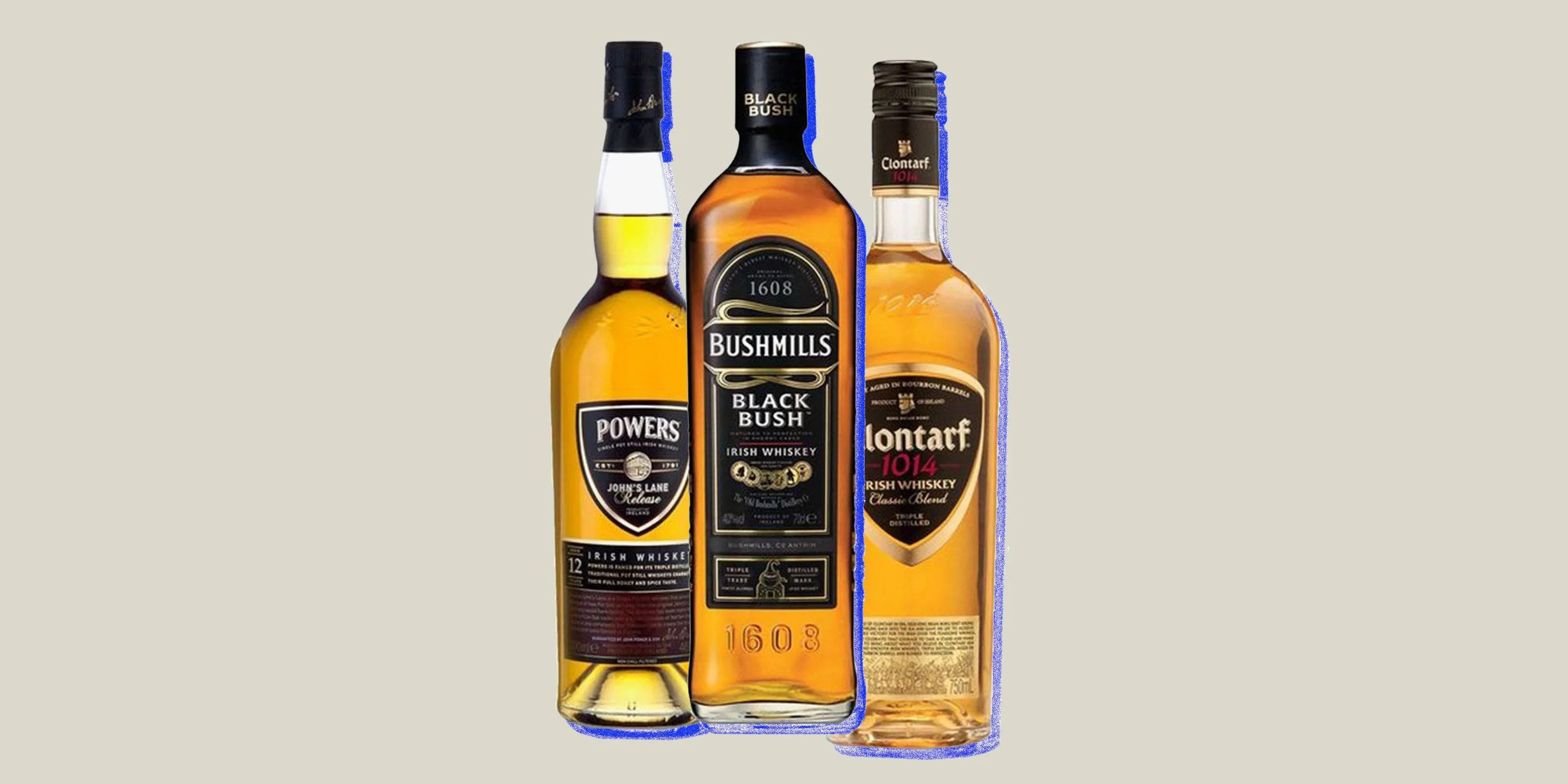 irish whiskey bottles