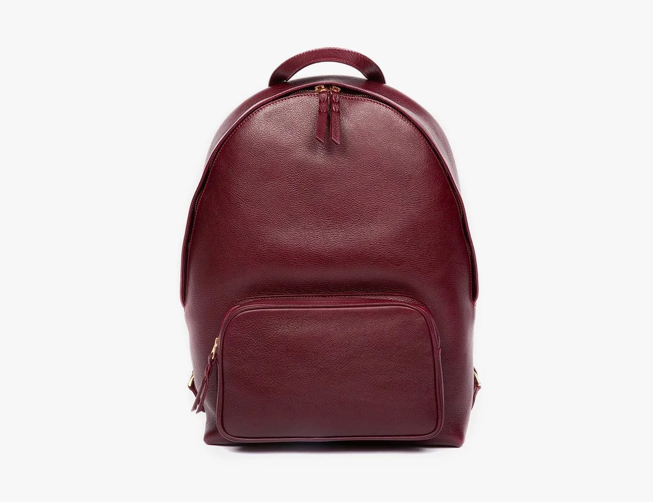 lotuff leather zipper backpack