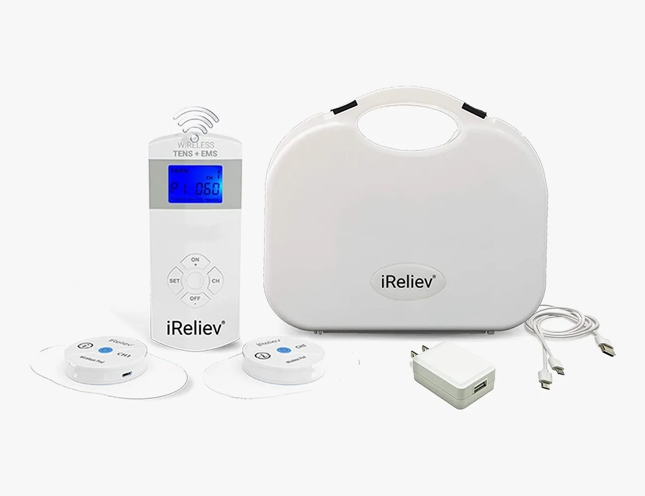 ireliev et 5050 wireless tens  ems therapeutic wearable system
