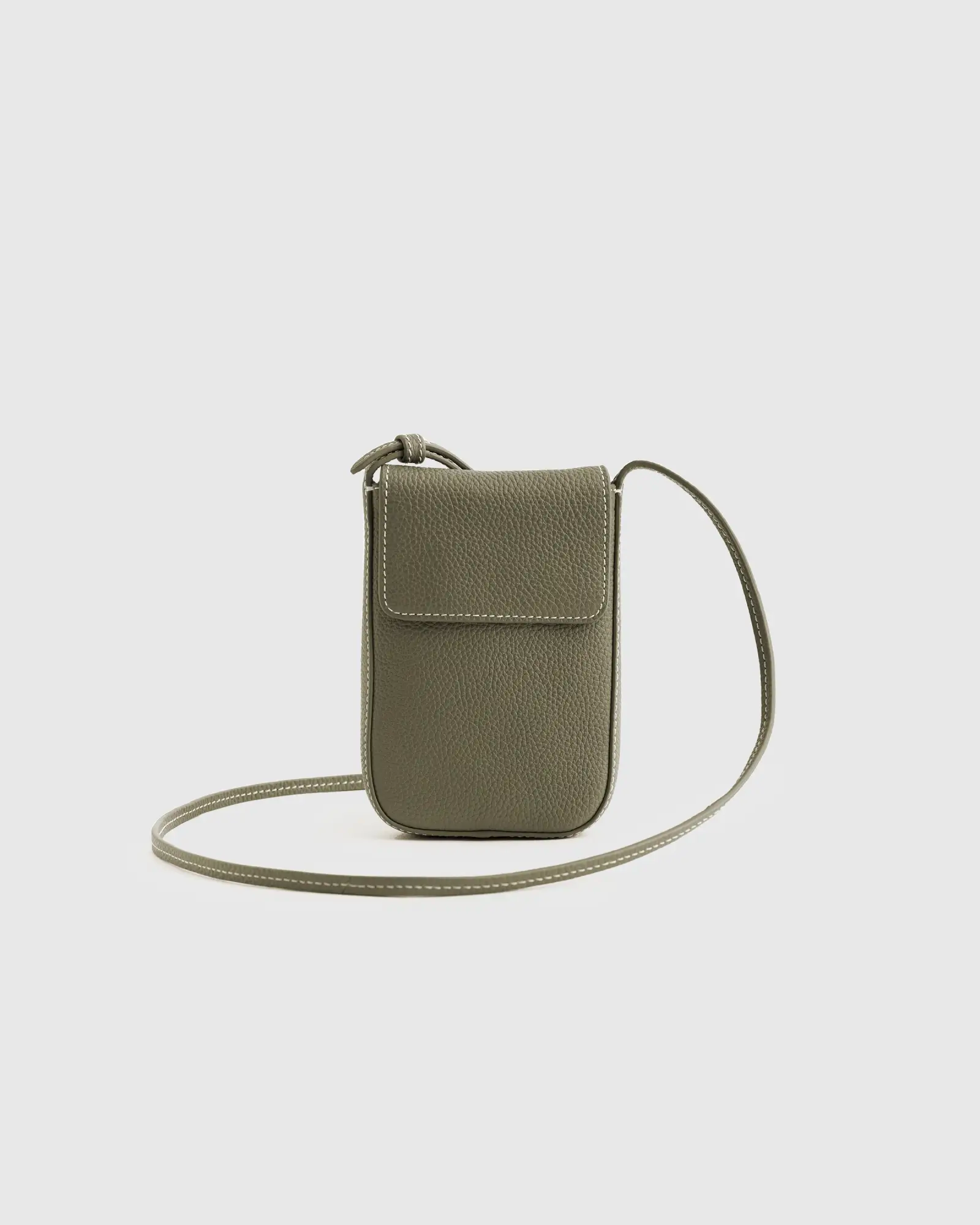 Italian Leather Flap Phone Crossbody