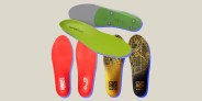 collage of three shoe insoles