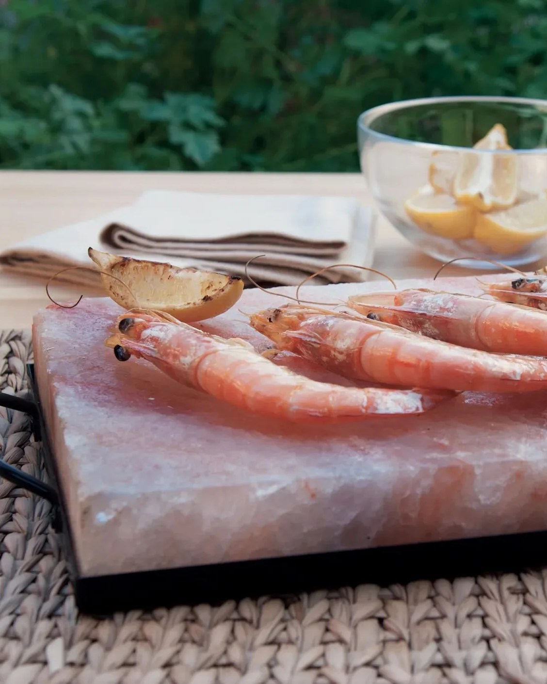 himalayan salt plate and holder set