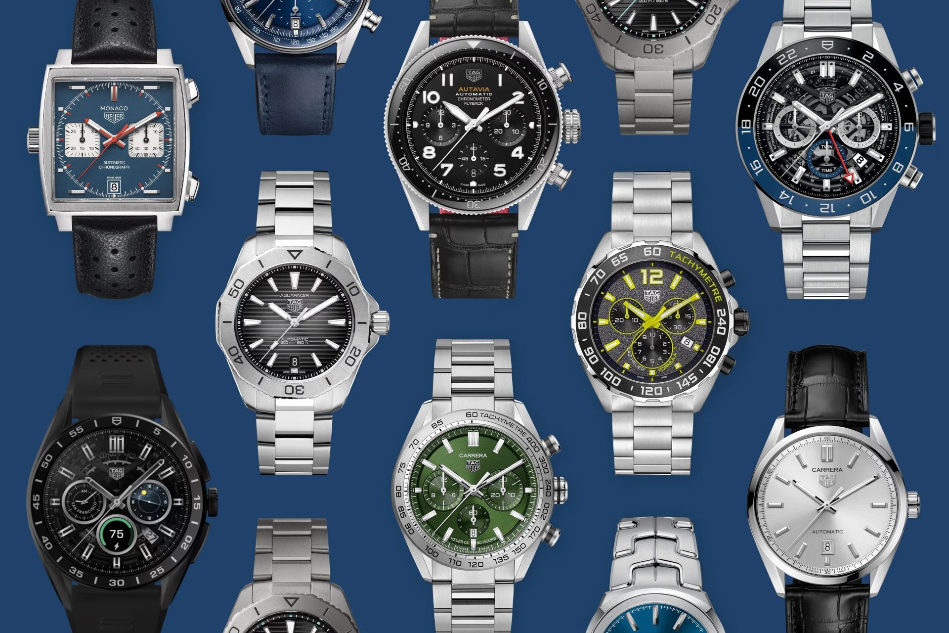 collage of watches