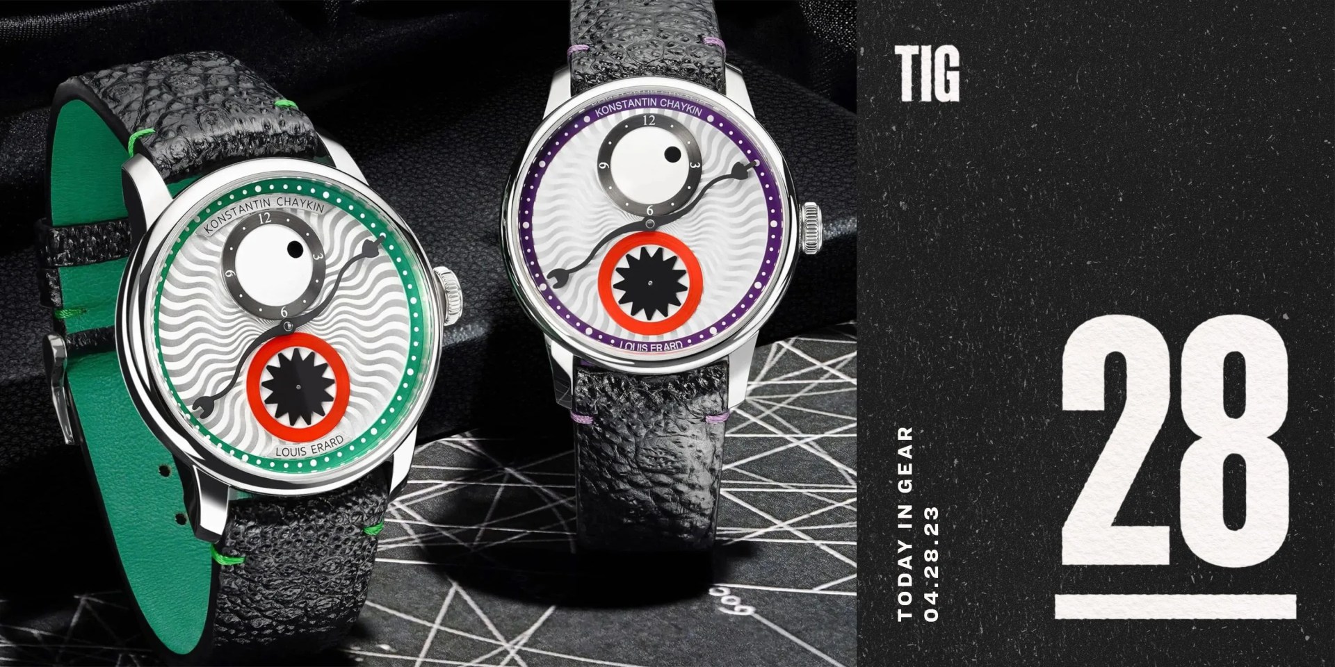 today in gear april 28 2023 louis erard le régulateur louis erard x konstantin chaykin 42mm