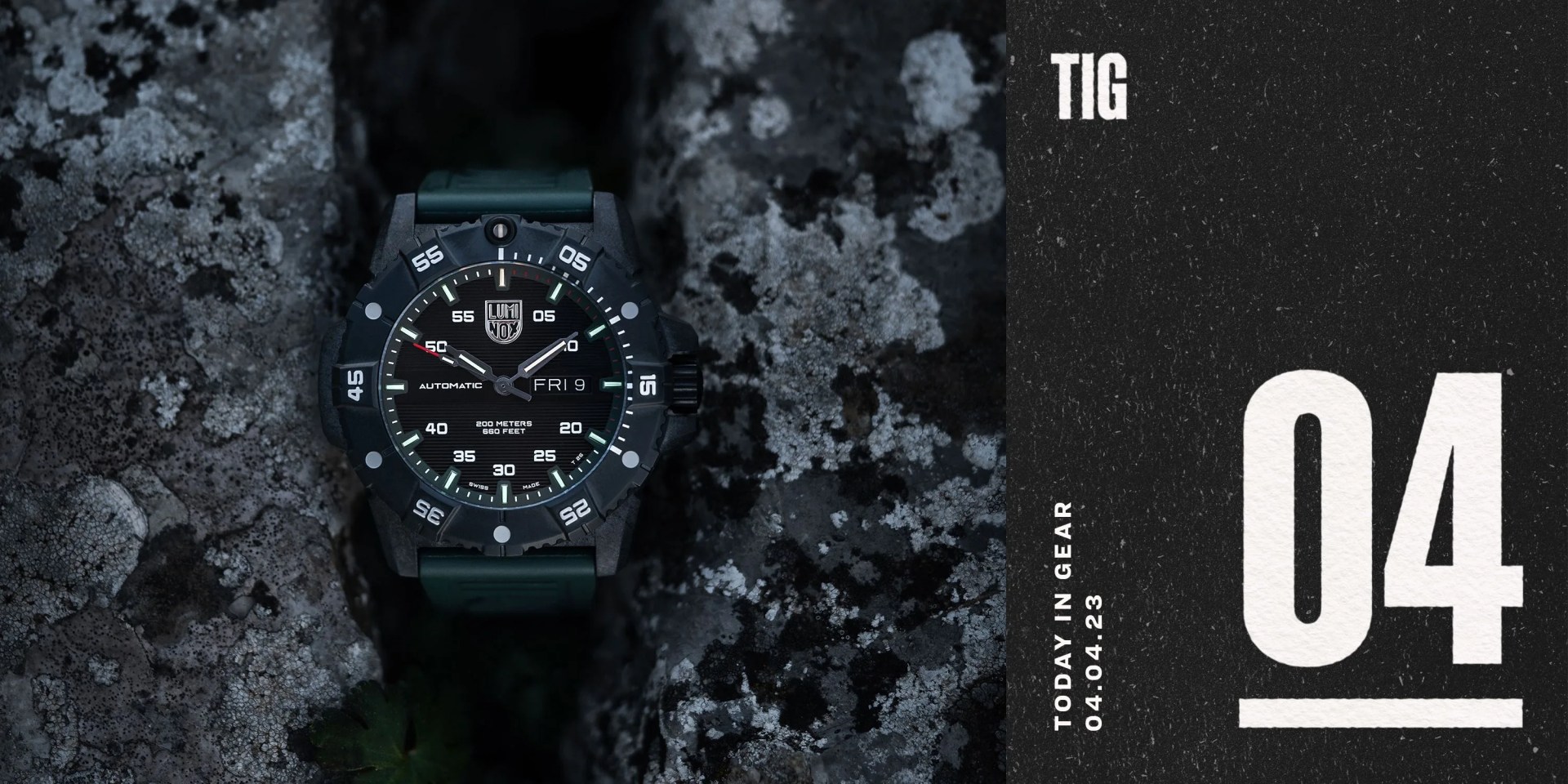 today in gear april 4 2023 luminox watch