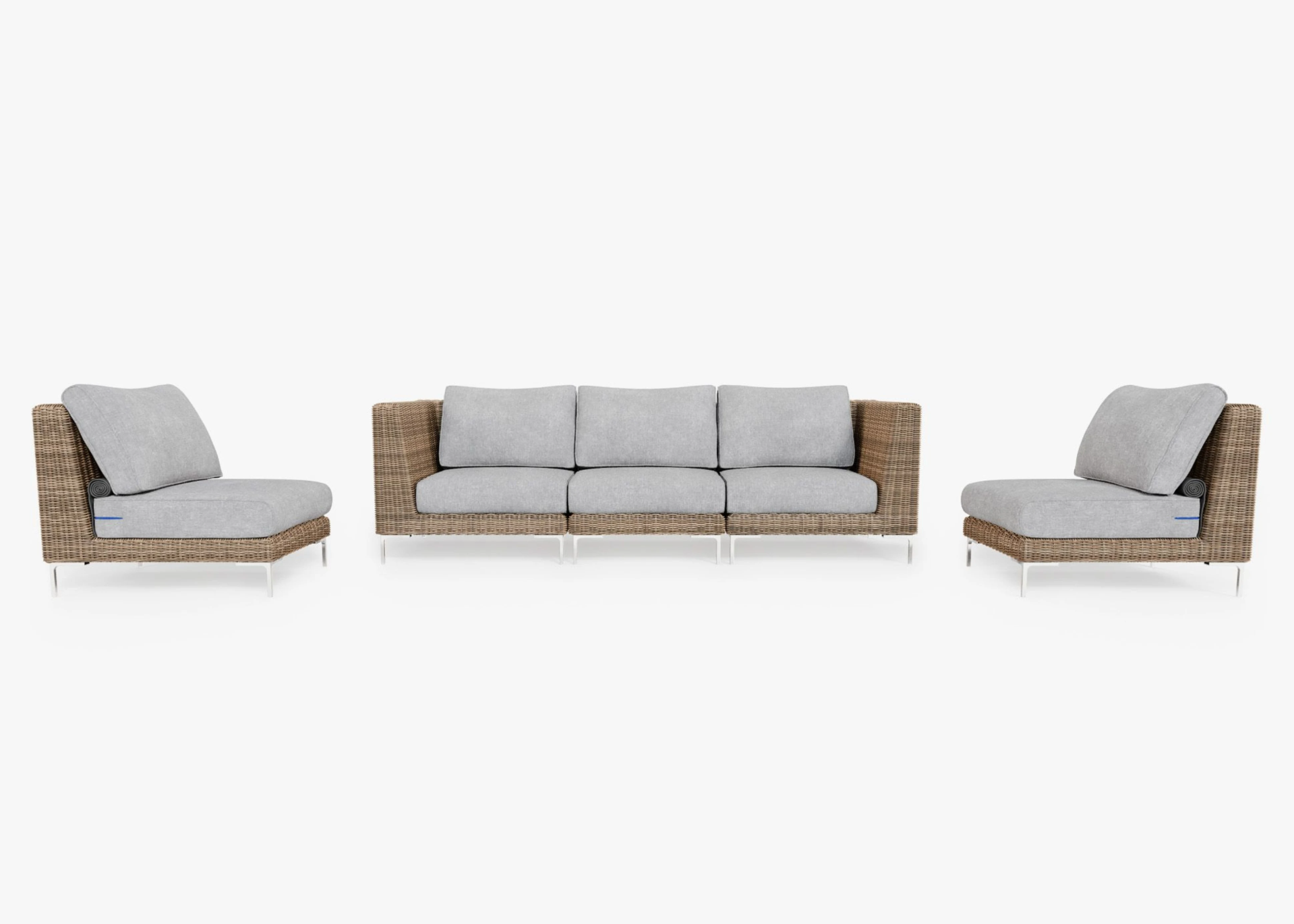 wicker sofa set