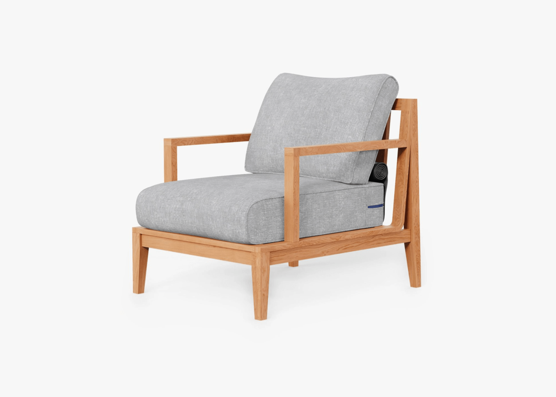 teak armchair