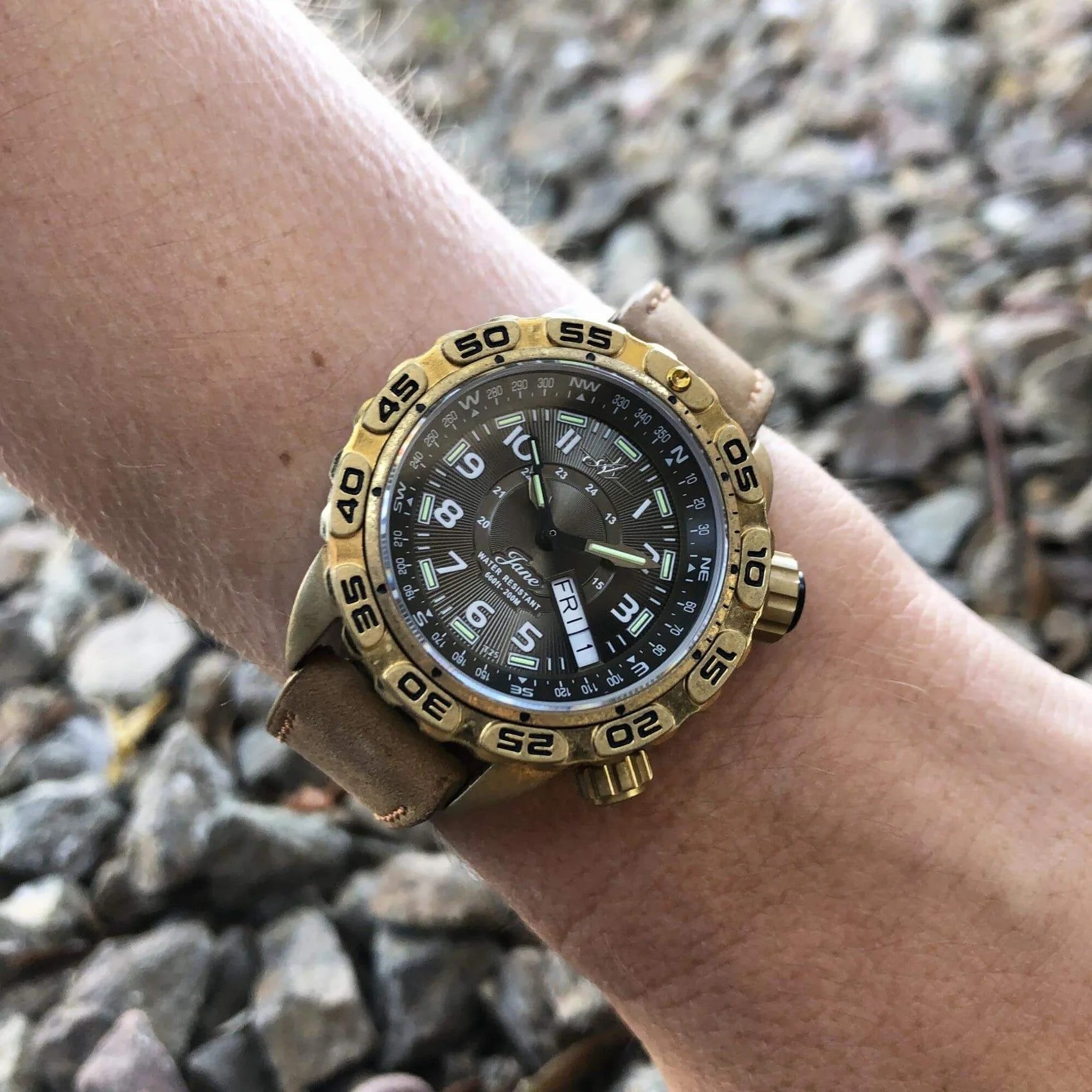 a watch on a womans wrist