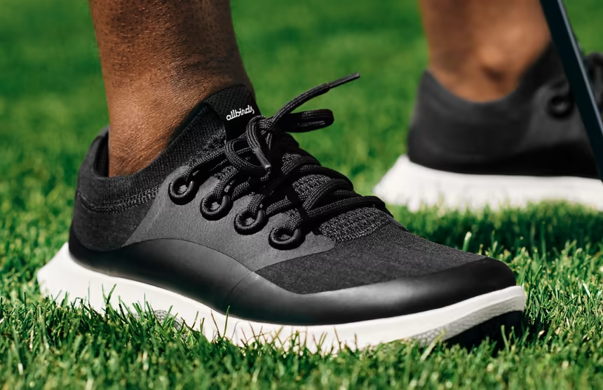 black allbirds golf shoes