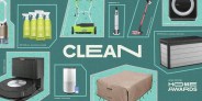 cleaning products with the word clean in the center and gear patrol home awards 2023 graphic in the bottom right corner