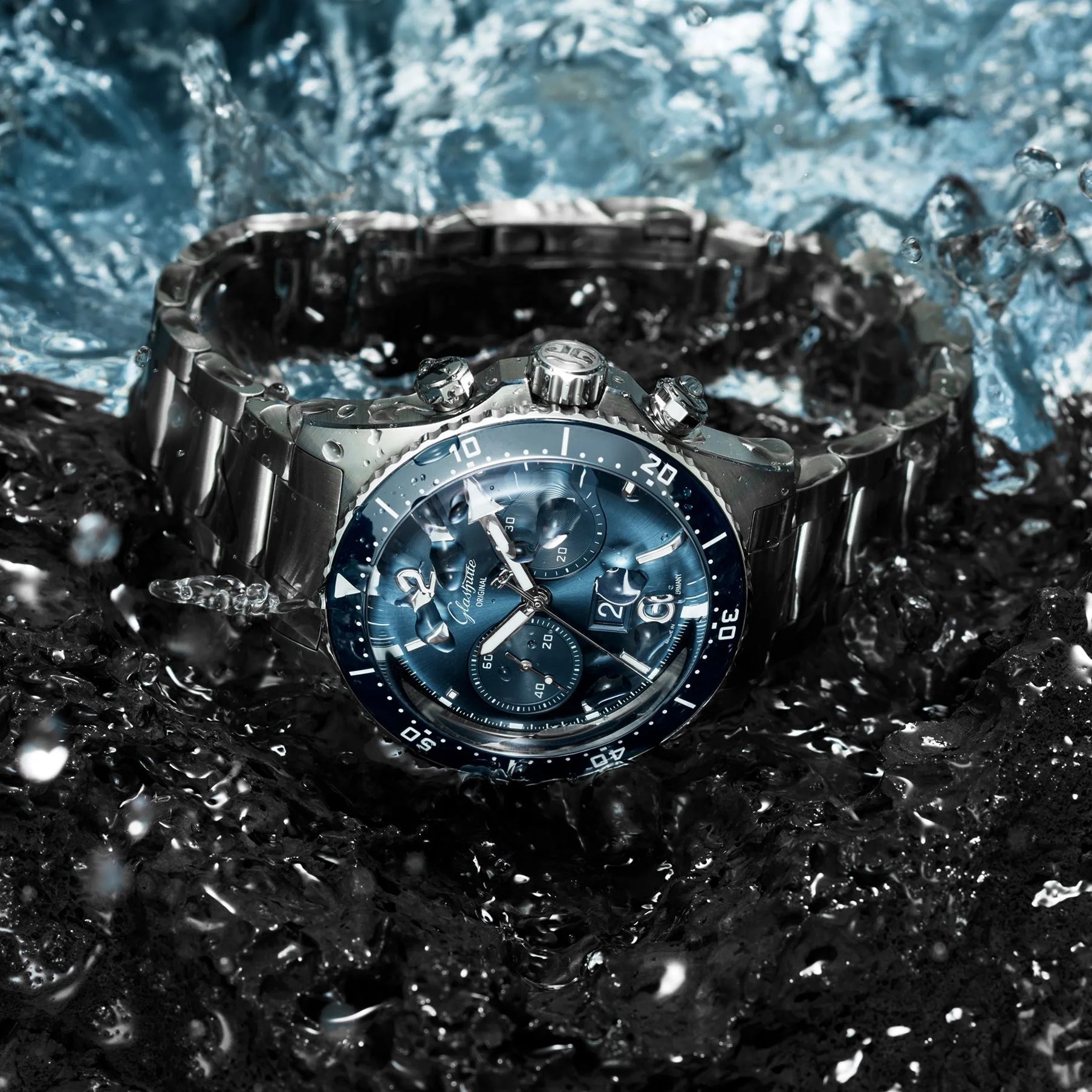 glash&uuml;tte original's seaq chronograph